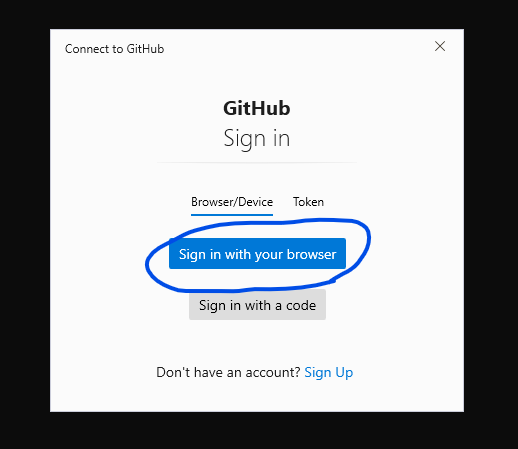 Connect to GitHub
