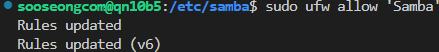ufw allow