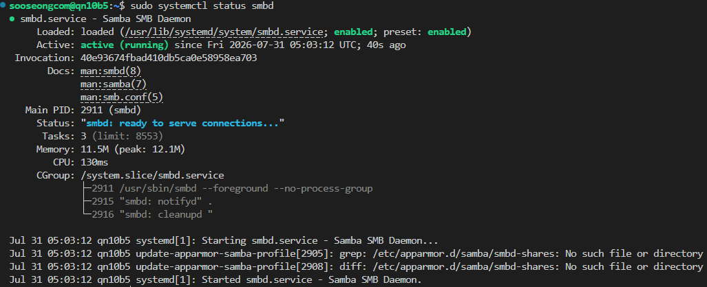 SMB-status
