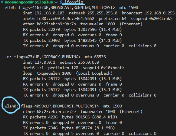 ifconfig